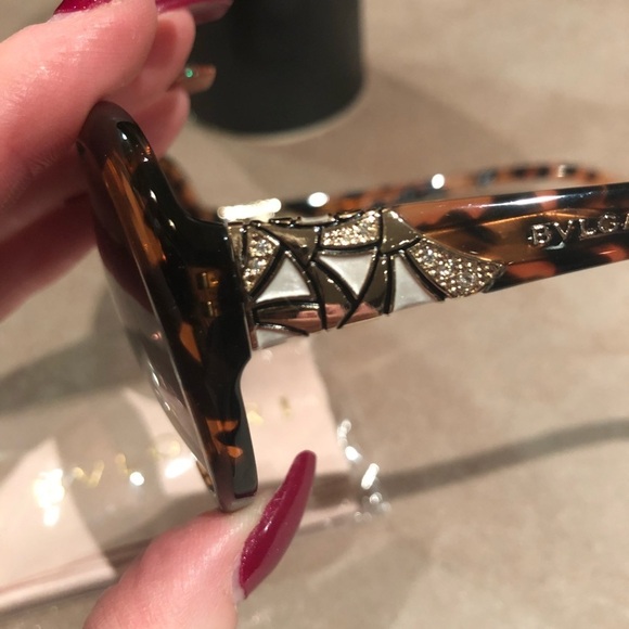 Bvlgari  Tortoise Shell Sunglasses NWOTS main image 5